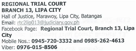 prc lipa batangas|Regional Trial Court Office of the Clerk of Court Lipa .